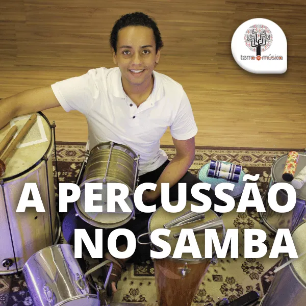A percussão no samba